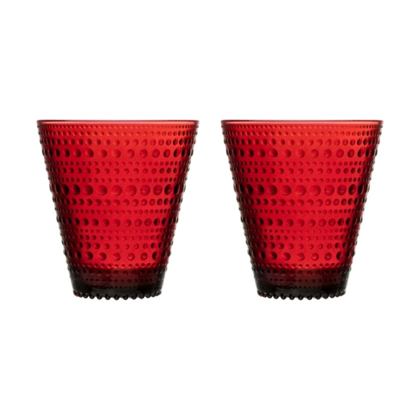 Iittala Iittala Bead verre- 30 cl - Cranberry -   2 pièces
