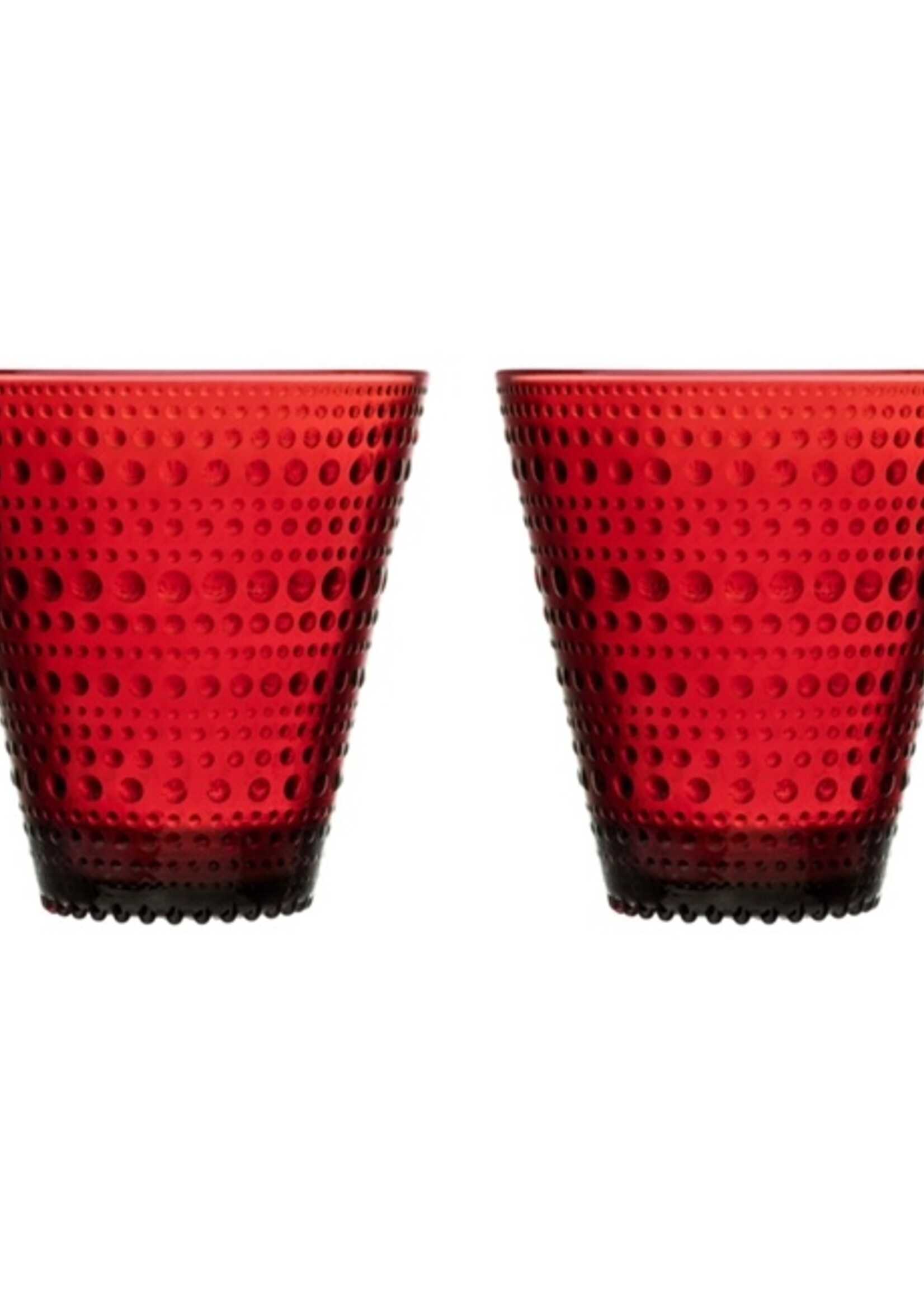 Iittala Iittala Bead verre- 30 cl - Cranberry -   2 pièces