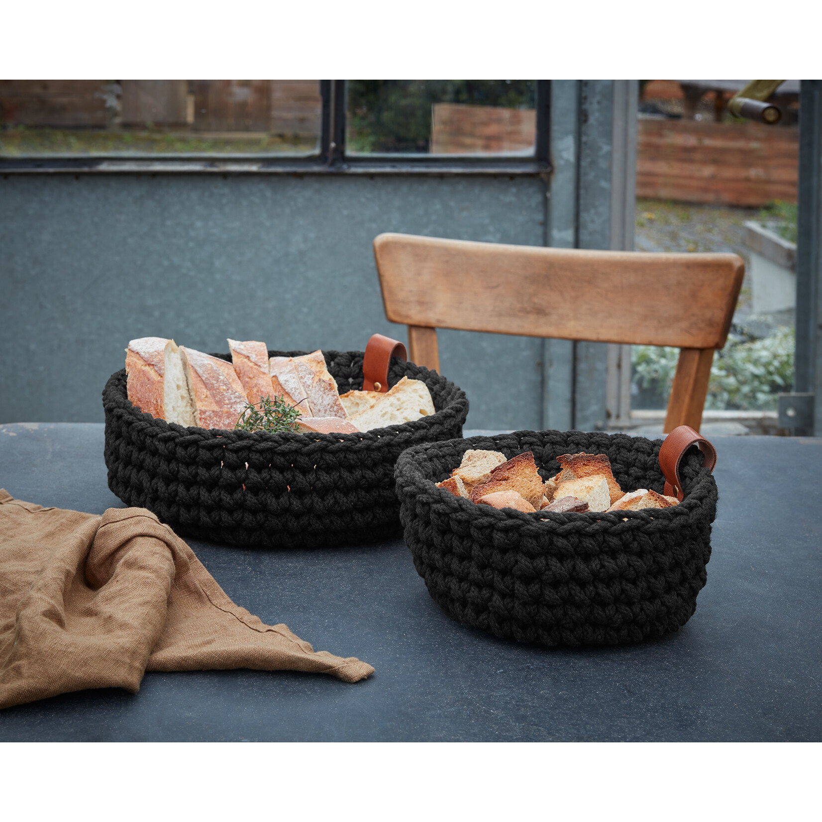 ASA ASA - Mand - Gehaakt - L- Zwart