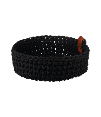 ASA ASA - Panier - crocheté - L - Noir