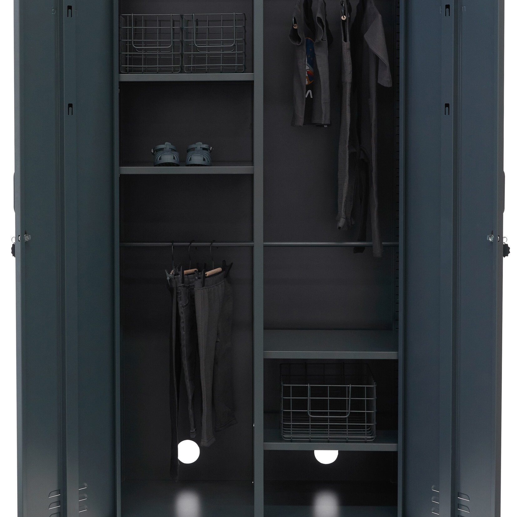 Mustard Made  Mustard - The Twinny - Armoire - Metal - Slate