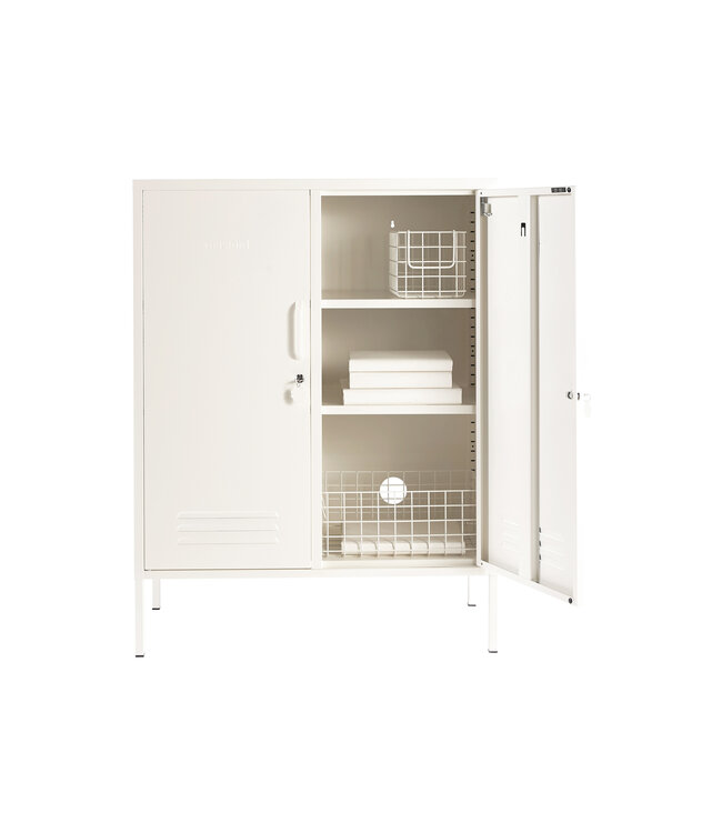 Mustard - The Midi - Armoire - Metal - Blanc
