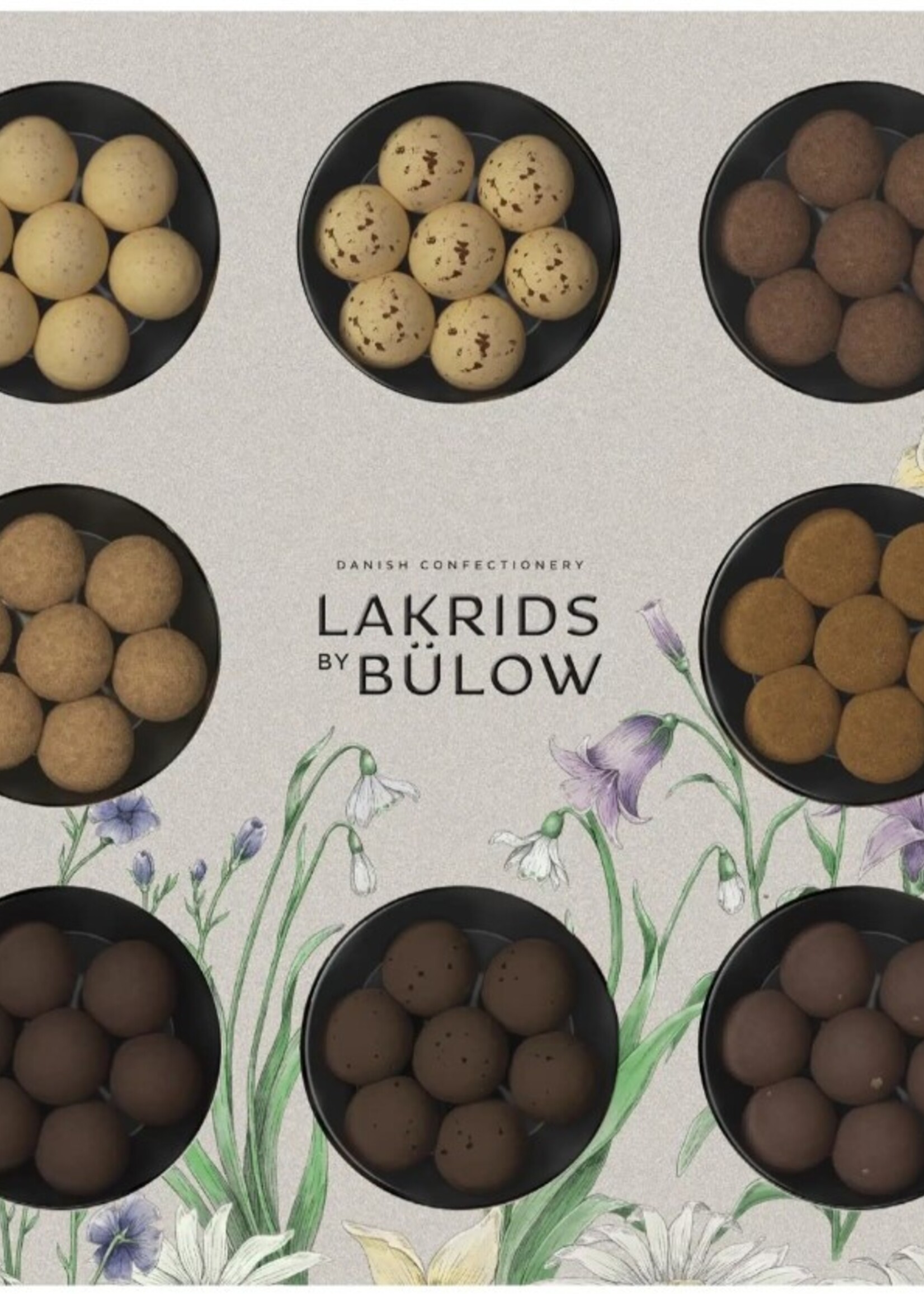 Lakrids Lakrids by Bulow - Réglisse au chocolat - Coffret de printemps - Coffret dégustation - 8 saveurs