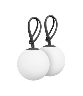 Fatboy Fatboy - Bolleke - Set van 2 - Hanglamp - Oplaadbaar - Antraciet - Duopack
