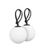 Fatboy Fatboy - Bolleke - Set van 2 - Hanglamp - Oplaadbaar - Antraciet - Duopack