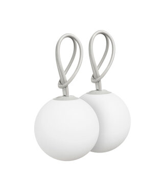 Fatboy Fatboy - Bolleke - Lot de 2 - Lampe pendante - Rechargeable - Gris clair - Duopack