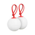 Fatboy Fatboy - Bolleke - Set of 2 - Lampe pendante - Rechargeable - Rouge - Duopack