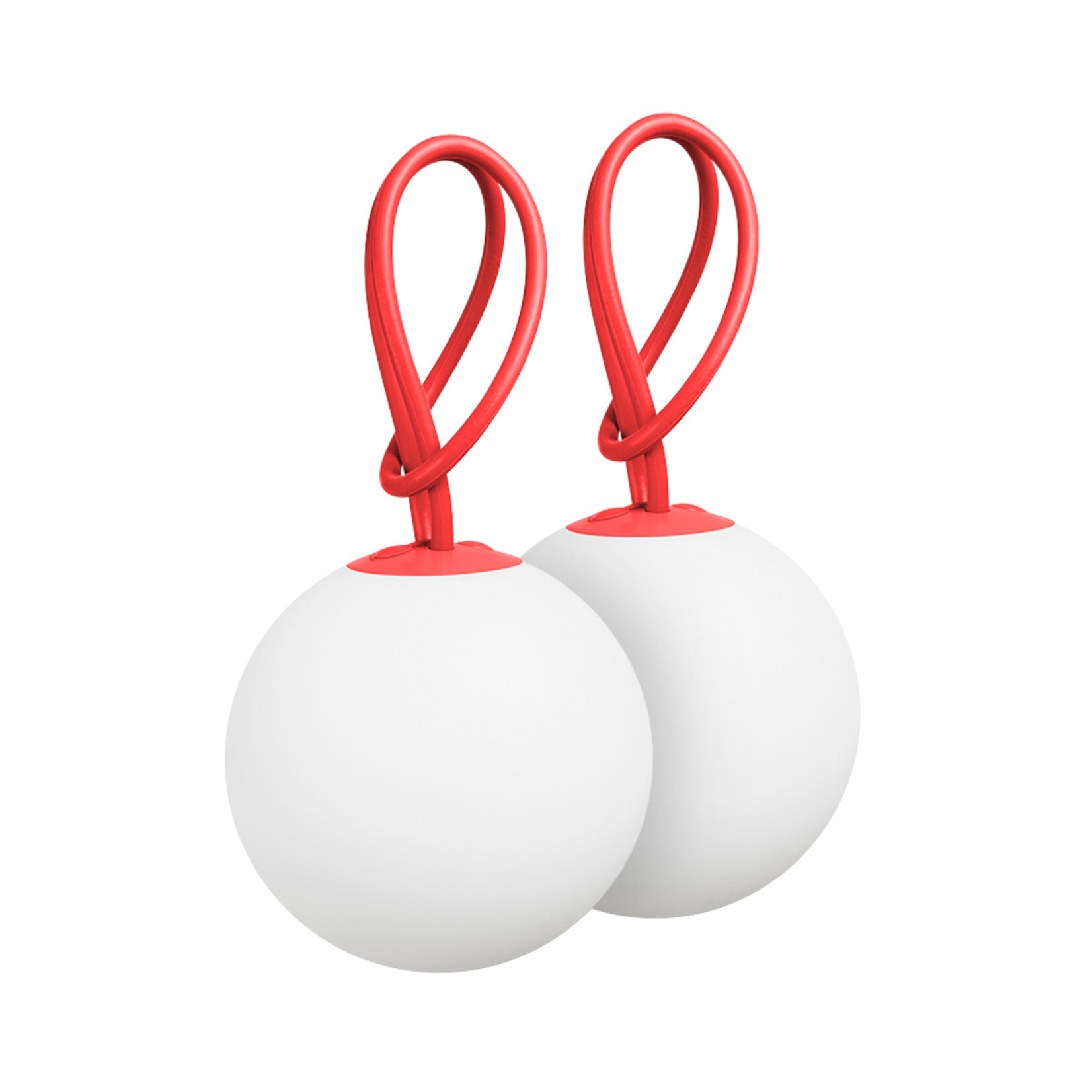 Fatboy Fatboy - Bolleke - Set van 2 - Hanglamp - Oplaadbaar - Rood - Duopack