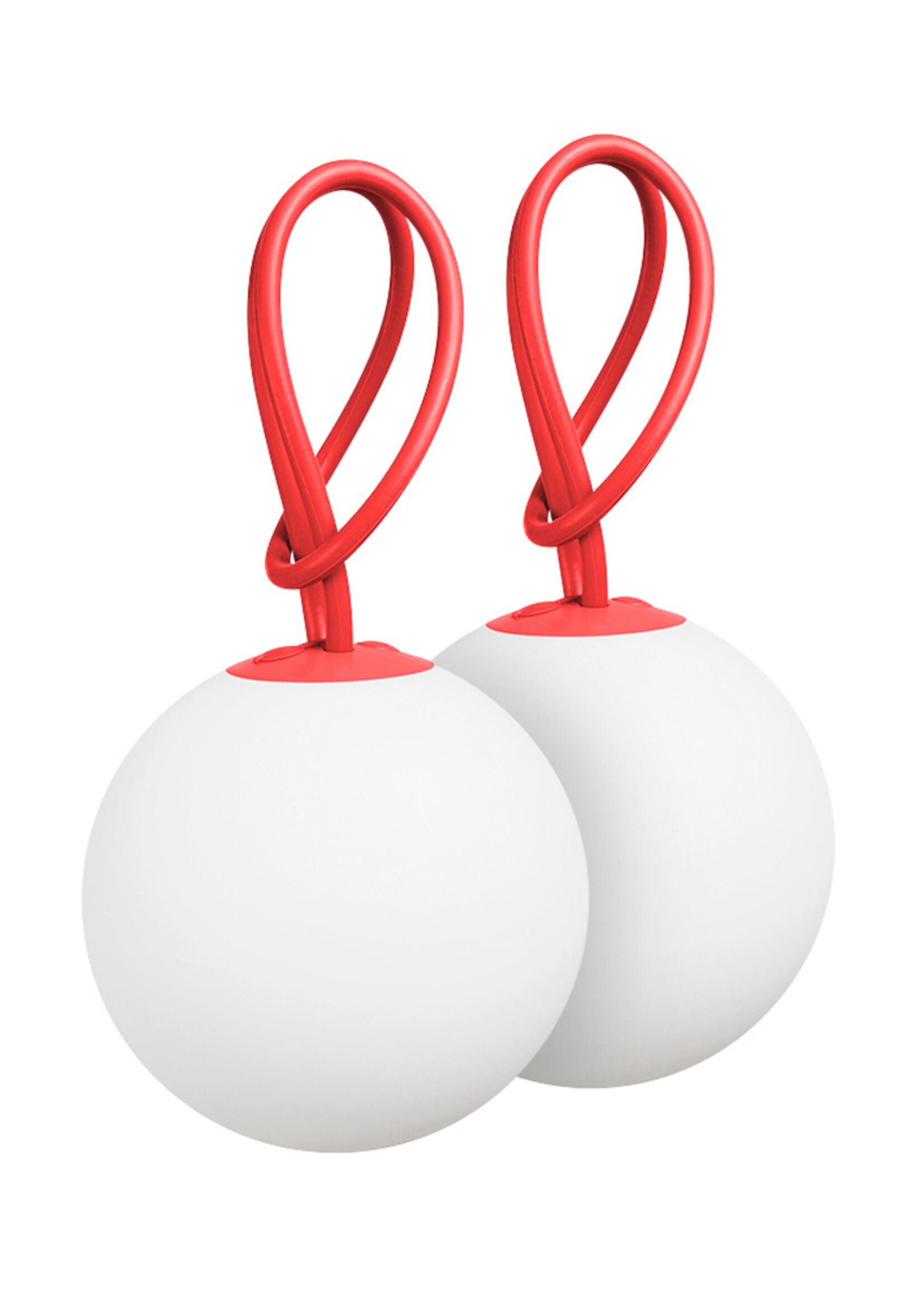 Fatboy - Bolleke - Set van 2 - Hanglamp - Oplaadbaar - Rood - Duopack