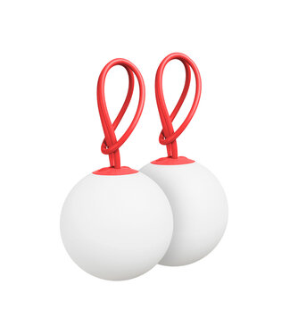 Fatboy Fatboy - Bolleke - Set van 2 - Hanglamp - Oplaadbaar - Rood - Duopack