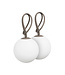 Fatboy Fatboy - Bolleke - Lot de 2 - Lampe suspendue - Rechargeable - Taupe - Duo pack