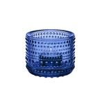 Iittala Iittala Kastehelmi Porte-lampe à cire/Lampe-sphère 64 mm Bleu ultramarin