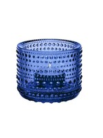 Iittala Iittala Kastehelmi Porte-lampe à cire/Lampe-sphère 64 mm Bleu ultramarin