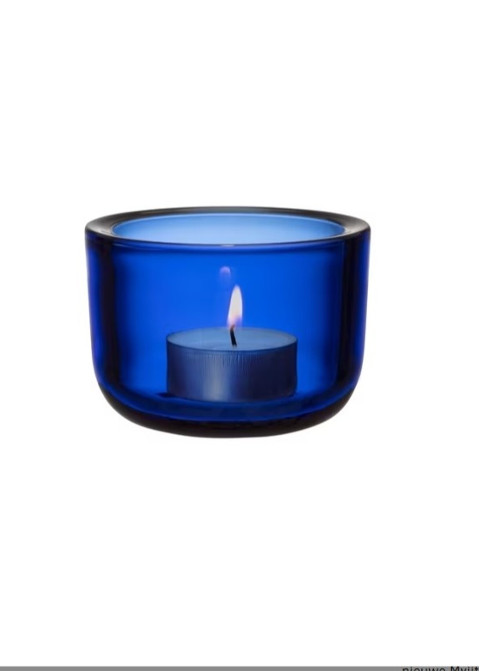 Iittala Iittala Valkea - Porte-bougie à thé / lumière d'ambiance 60mm Bleu ultramarin