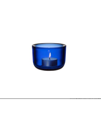 Iittala Iittala Valkea - Porte-bougie à thé / lumière d'ambiance 60mm Bleu ultramarin