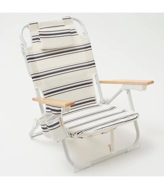 Sunnylife SunnyLife - Casa Fes - Deluxe strandstoel - Zwart wit