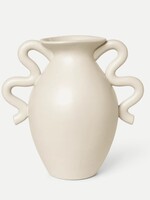 Ferm Living Ferm Living - Verso - Tafelvaas - Geglazuurd steengoed - Beige