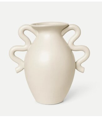 Ferm Living Ferm Living - Verso - Vase de table - Grès émaillé - Beige