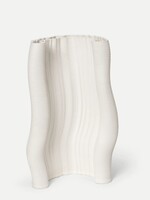 Ferm Living Ferm Living - Moire - Vase - Grès - Blanc cassé