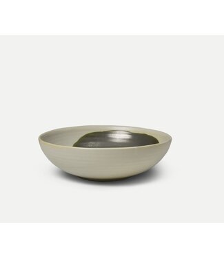 Ferm Living Ferm Living - Omhu - Bol - Large - Grès - Blanc cassé/anthracite