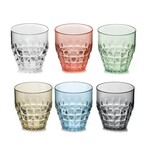 Guzzini Guzzini - TIFFANY - Tasse basse - 35cl - Lot de 6 - Plastique - Différentes couleurs