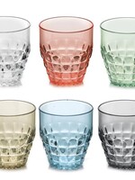 Guzzini Guzzini - TIFFANY - Lage Drinkbeker -35cl - Set van 6 - Plastic - Verschillende kleuren