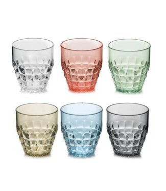 Guzzini Guzzini - TIFFANY - Tasse basse - 35cl - Lot de 6 - Plastique - Différentes couleurs