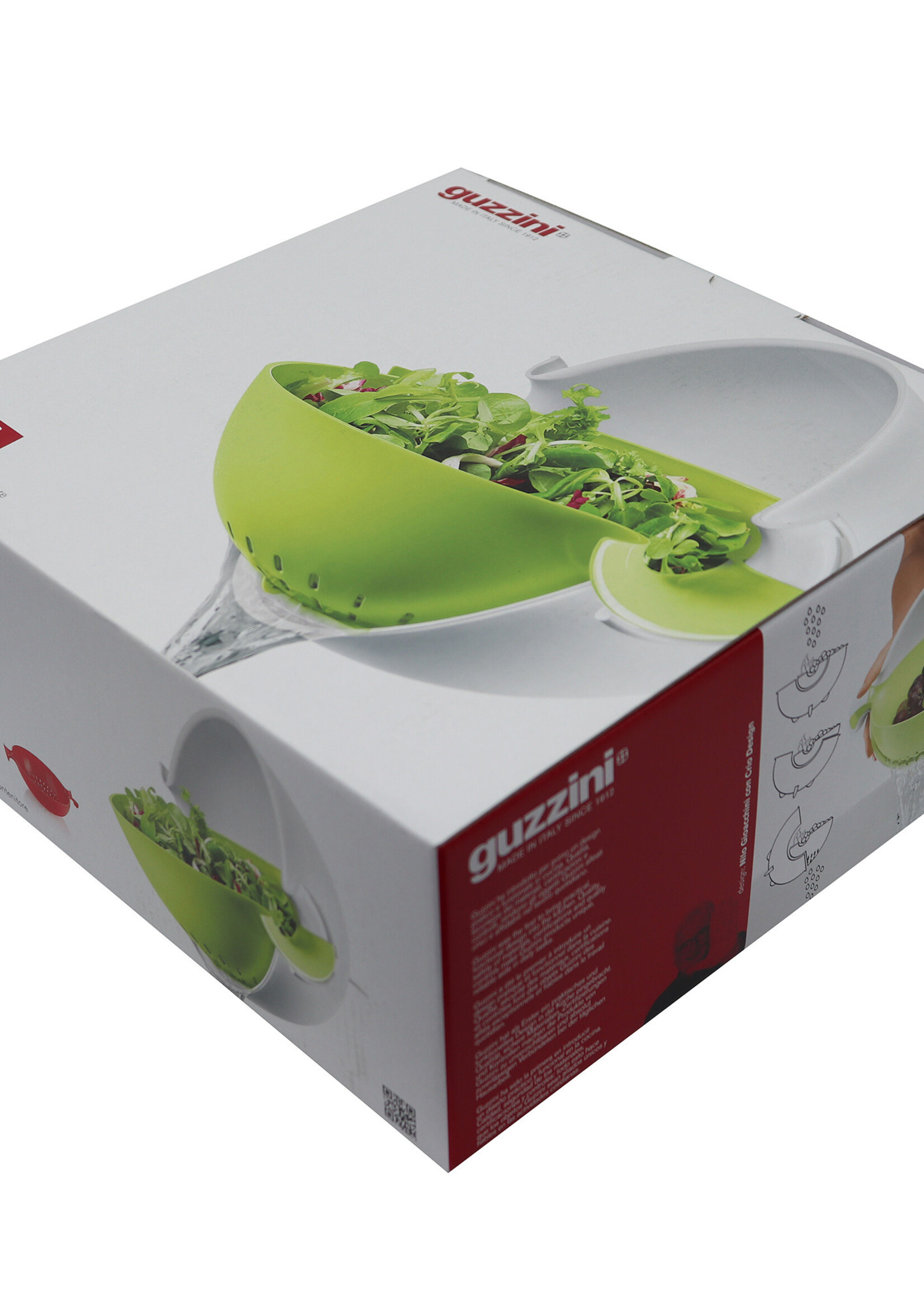 Guzzini Guzzini - Passoire et bol - Set - Plastique - Blanc Vert