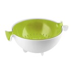 Guzzini Guzzini - Vergiet En Kom - Set - Kunstof - Wit Groen