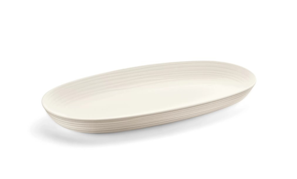 Set De Table - PARIS PRIX - Ovale Rouge - 48x35 Cm - Synthétique