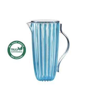 Guzzini Guzzini - DOLCEVITA - Carafe avec couvercle - Bio Plastic - Bleu