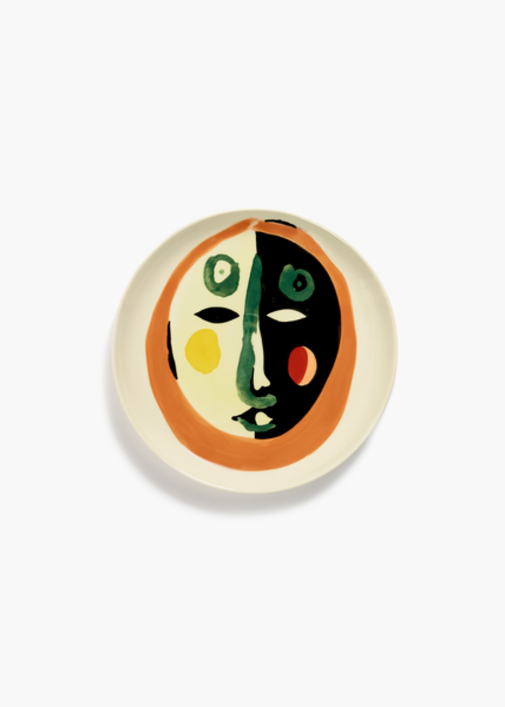 Serax Serax - Ottolenghi -  Face 1 Feast - Bord - Rond - 22,5cm - Steengoed - M