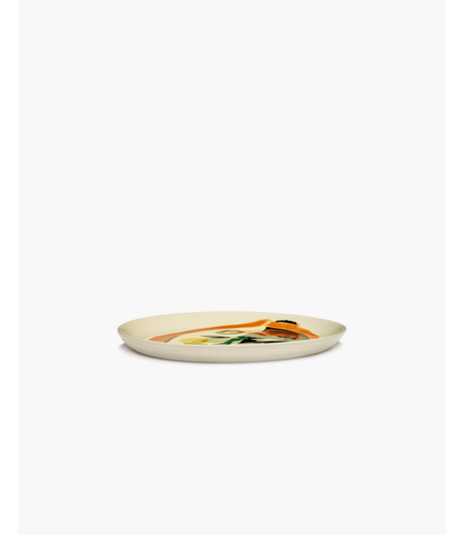 Serax Serax - Ottolenghi - Face 1 Feast - Assiette de service - Ronde - 35 cm - Grès