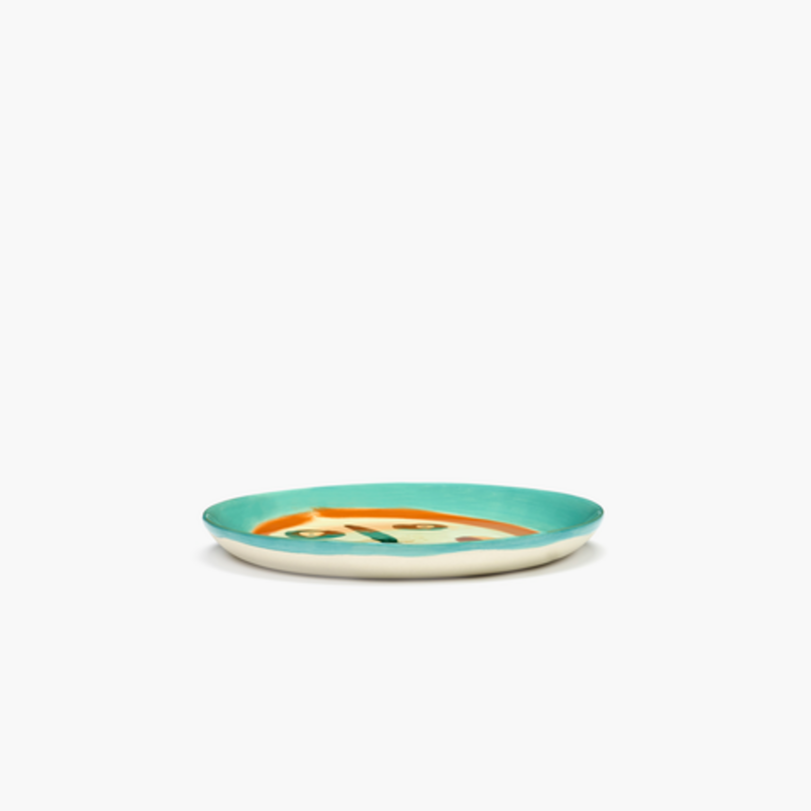 Serax Serax - Ottolenghi - Face 2 Feast - Assiette de service - Ronde - 35 cm - Grès  - Vert