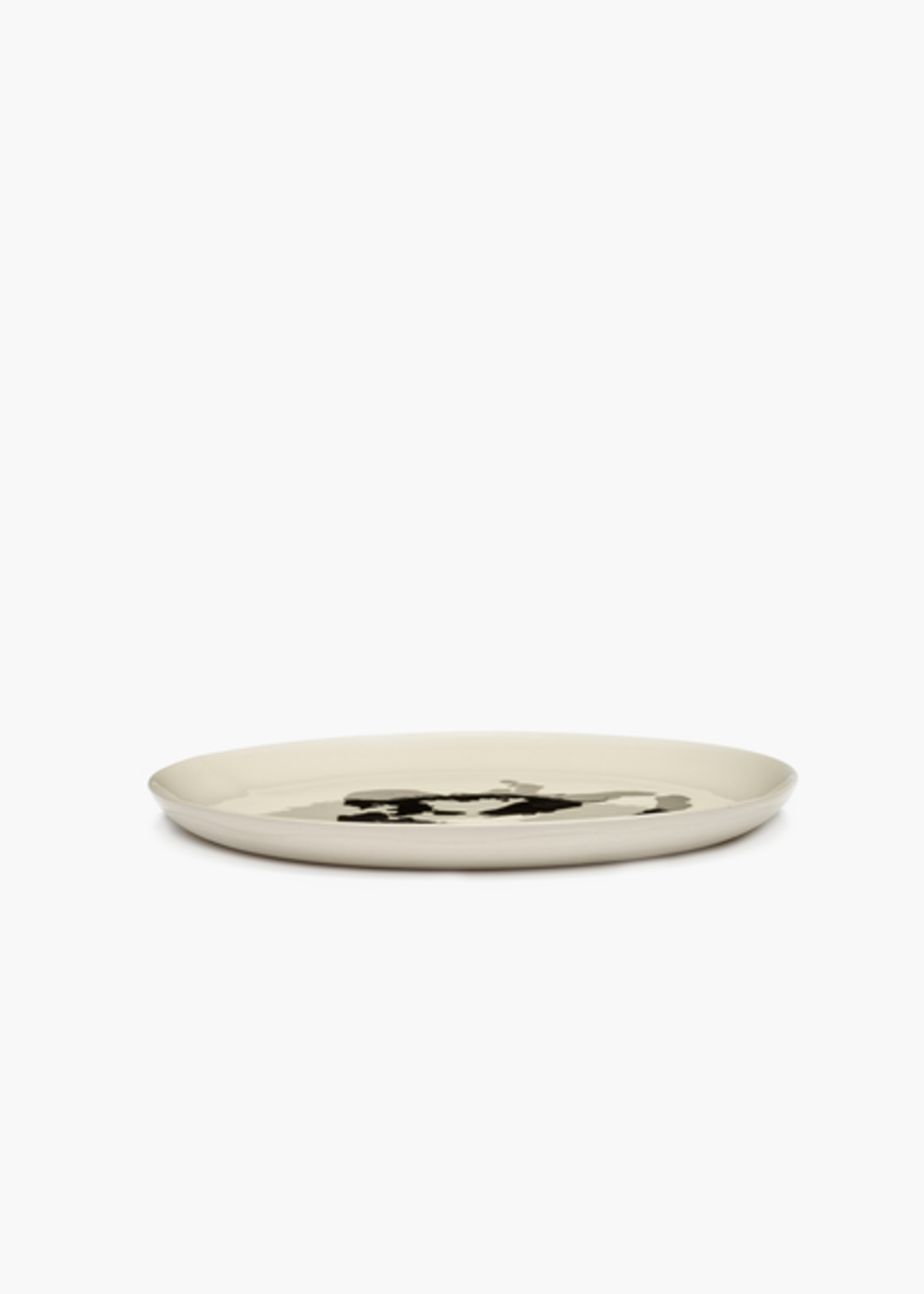 Serax Serax - Ottolenghi - White Pepper Black Feast - Assiette - Ronde - 26,5 cm - Grès - L