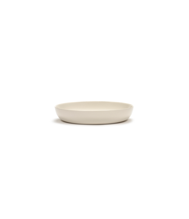 Serax - Ottolenghi - White Pepper Black Feast - Assiette - Ronde - 26,5 cm - Grès - élevé 4cm - lot de 2