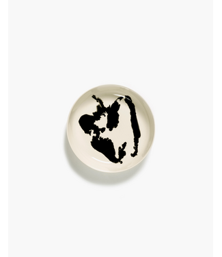 Serax Serax - Ottolenghi - White Pepper Black Feast - Assiette - Ronde - 26,5 cm - Grès - élevé 4cm - lot de 2