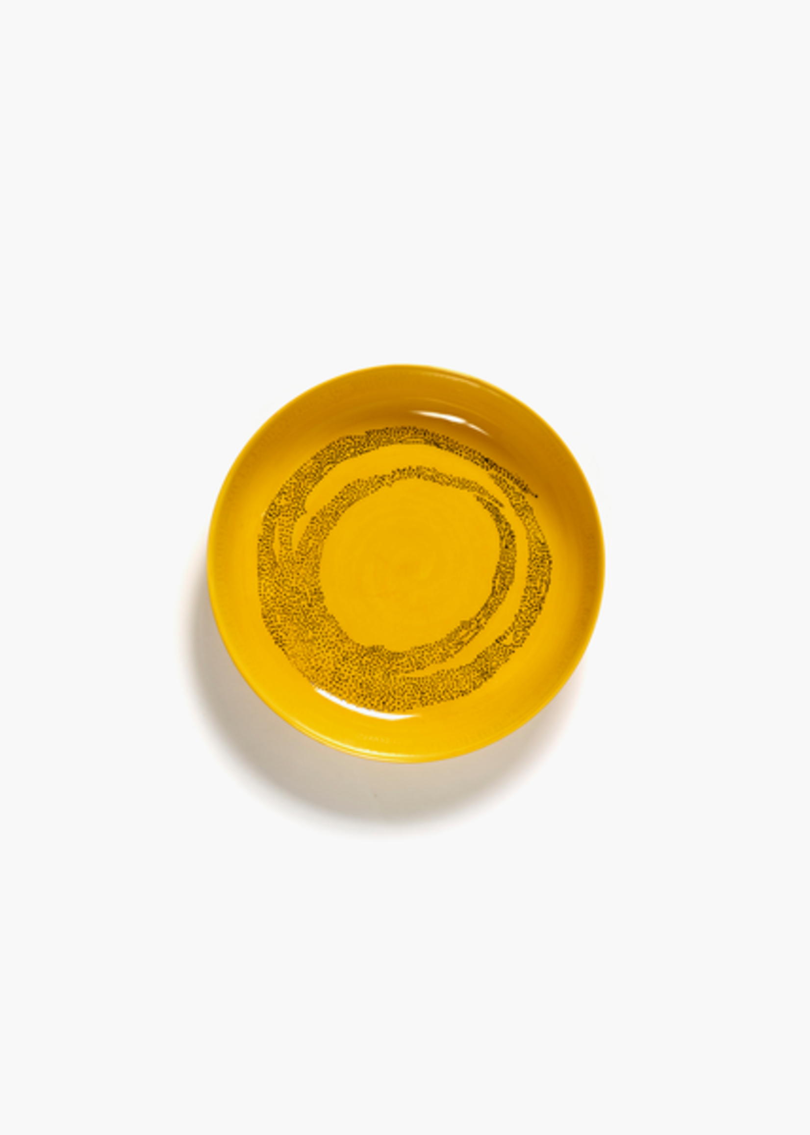 Serax Serax - Ottolenghi - Feast - Bord - 22cm - hoog 4cm - geel zwarte stippen