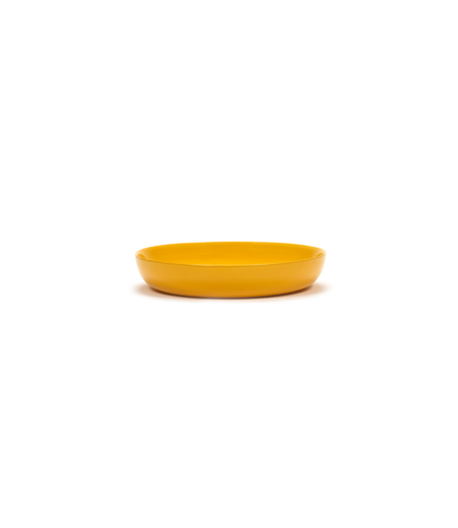 Serax - Ottolenghi - Feast - Assiette - 22cm - hauteur 4cm - jaune points noirs - lot de 2