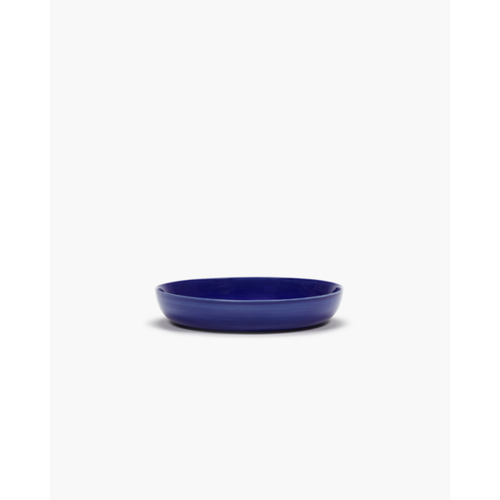 Serax Serax - Ottolenghi - Feast - Assiette - 22cm - hauteur 4cm - Rayures bleues foncées et blanches - lot de 2