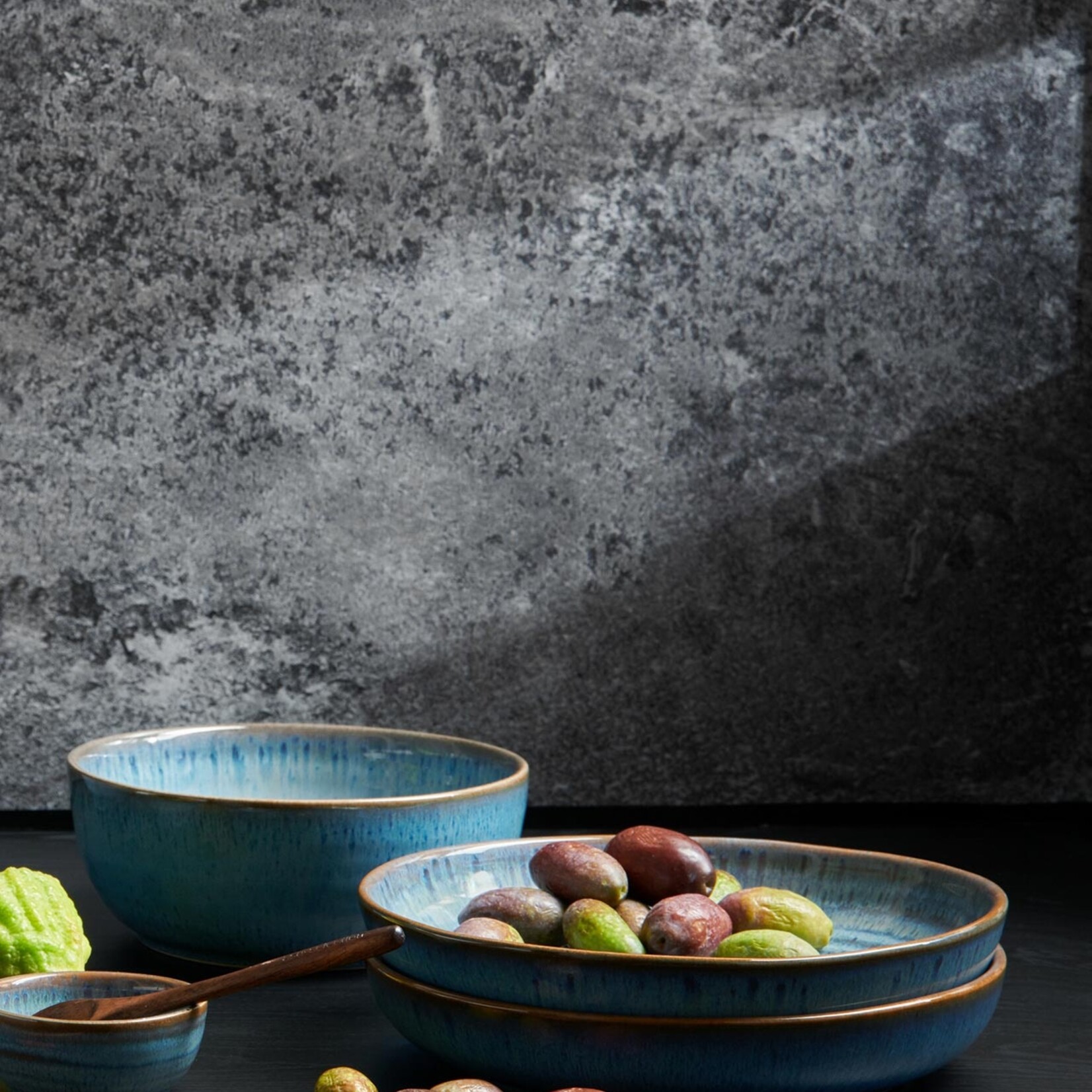 ASA ASA - Poké Fushion Plate - Tamari - Aardewerk - Blauw