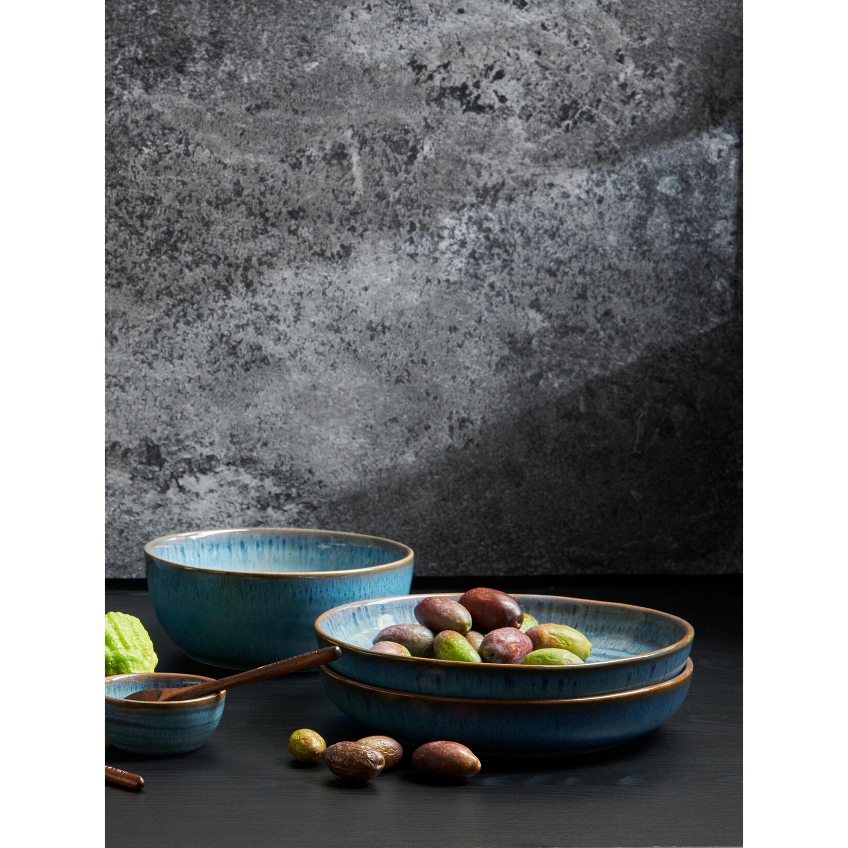 ASA ASA - Poké Fushion Plate - Tamari - Aardewerk - Blauw