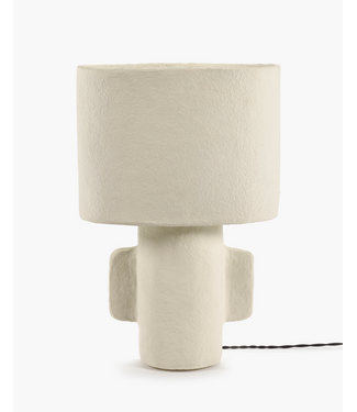 Serax Serax - Marie Michielssen - Earth - Lampe à poser - M - H 54cm - blanc - papier mâché