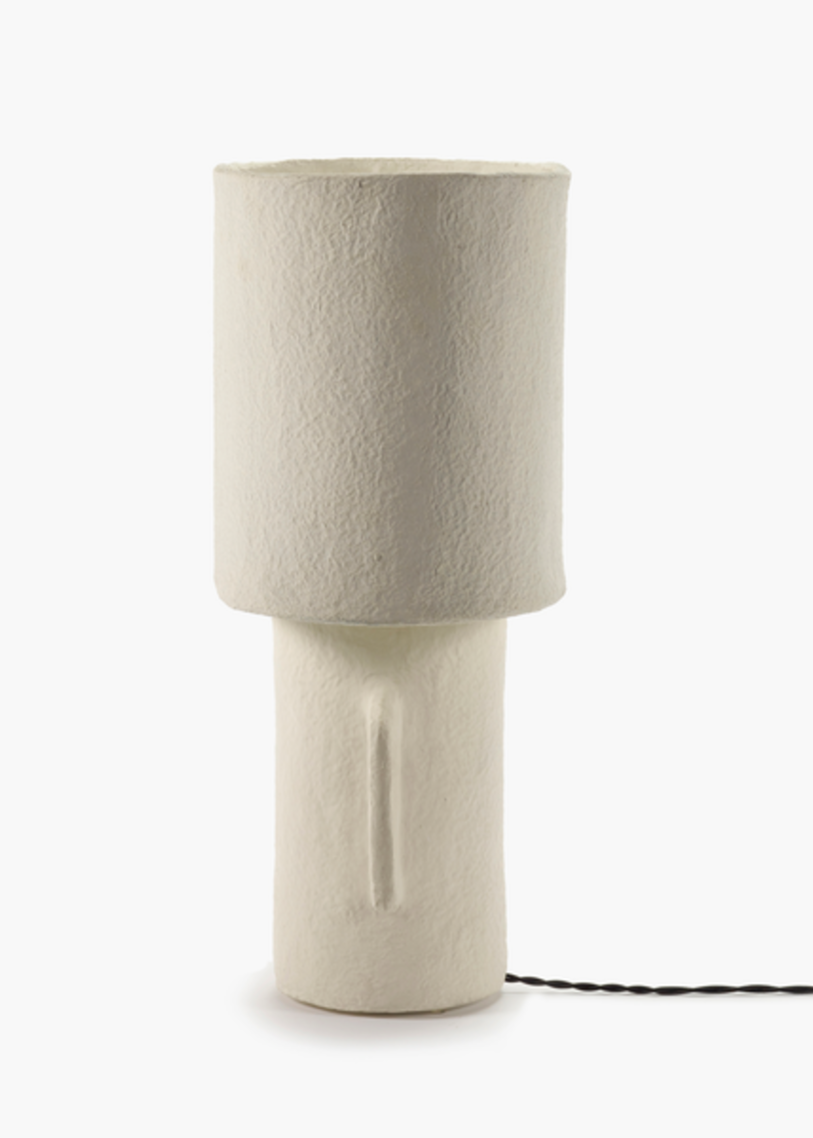 Serax Serax - Marie Michielssen - Earth - Lampe à poser - M - H 54cm - blanc - papier mâché