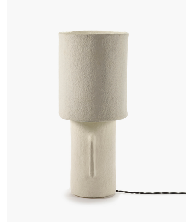 Serax Serax - Marie Michielssen - Earth - Lampe à poser - M - H 54cm - blanc - papier mâché