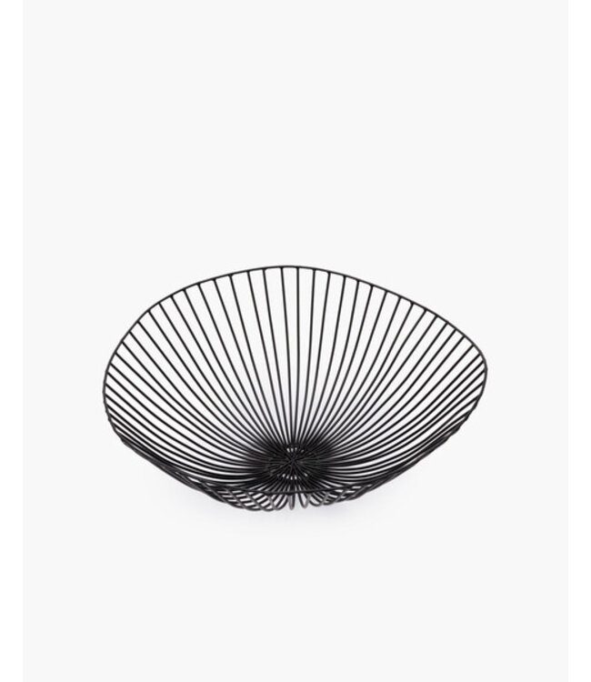 Serax Serax - Antonio Sciortino - Sculpture - Cesira - panier en fer - 39cm - noir