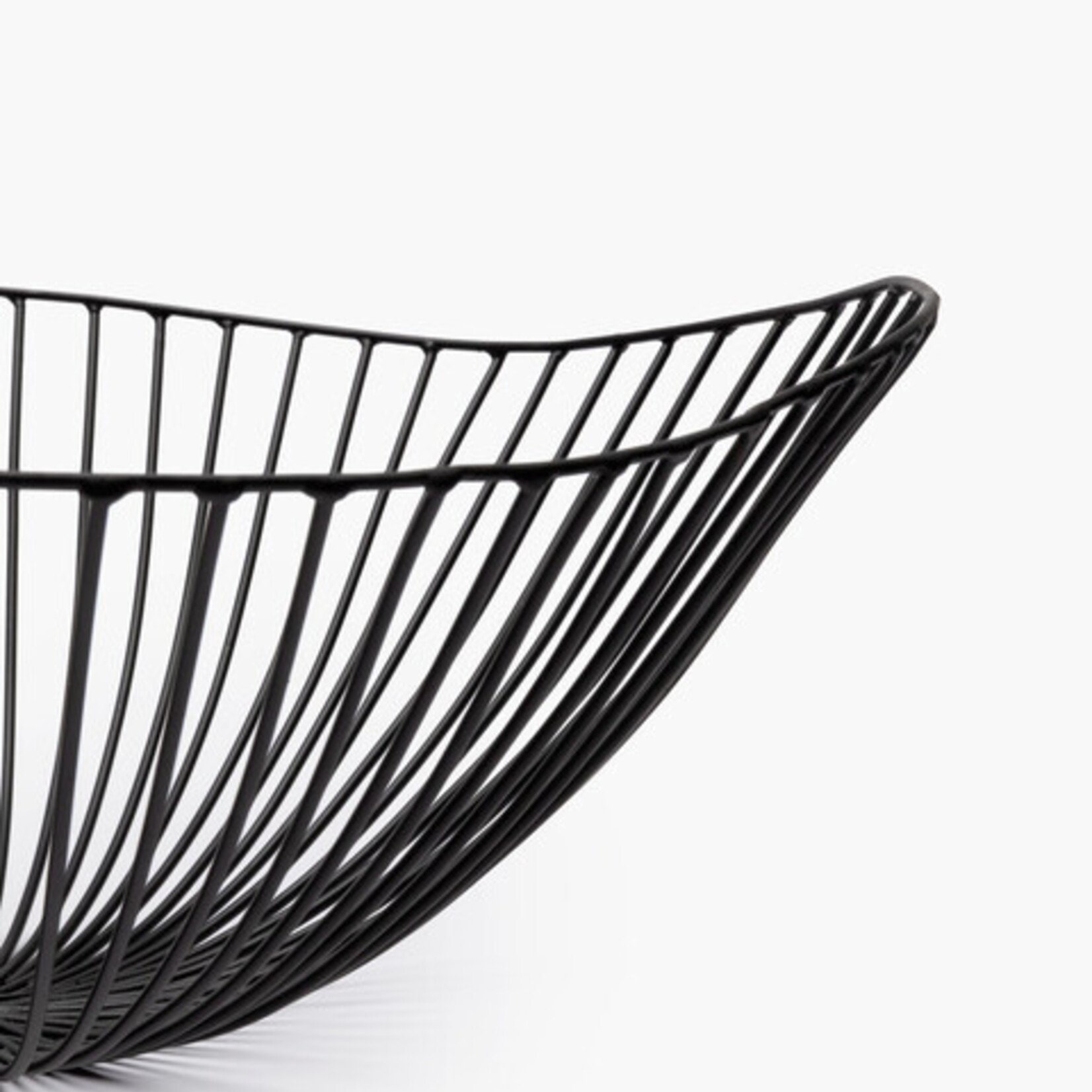 Serax Serax - Antonio Sciortino - Sculpture - Cesira - ijzeren mand - 39cm - zwart