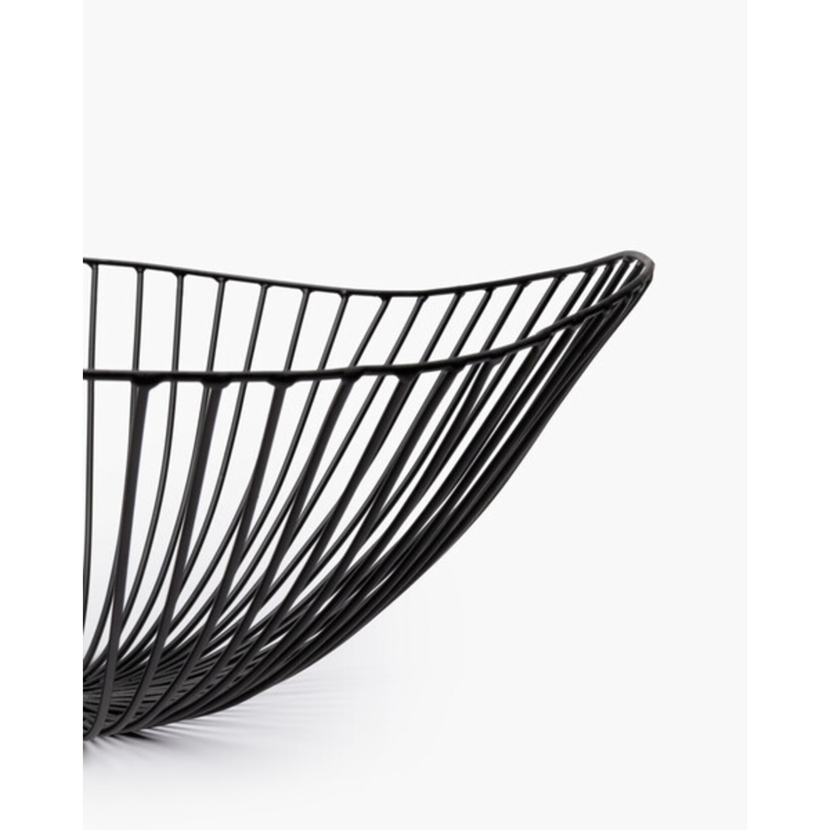 Serax Serax - Antonio Sciortino - Sculpture - Cesira - panier en fer - 39cm - noir