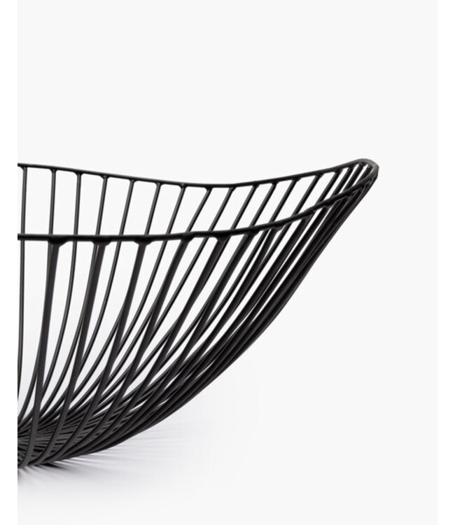 Serax Serax - Antonio Sciortino - Sculpture - Cesira - panier en fer - 39cm - noir