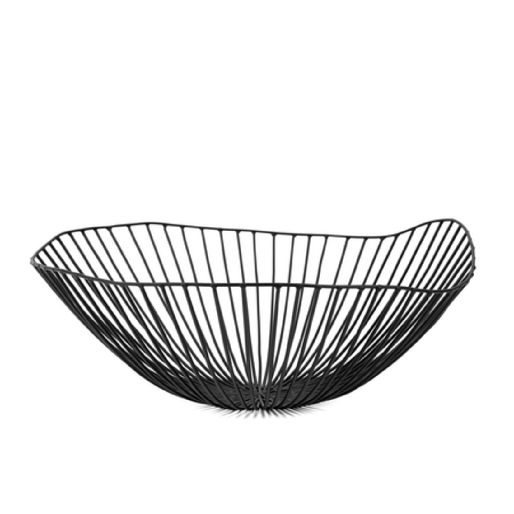Serax Serax - Antonio Sciortino - Sculpture - Cesira - panier en fer - 39cm - noir